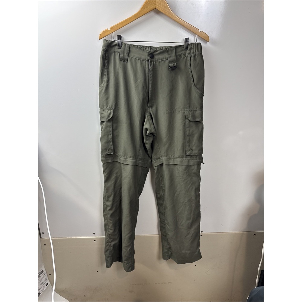 Boy Scouts Of America Pants Mens Small Green Switchback Convertible Cargo 32